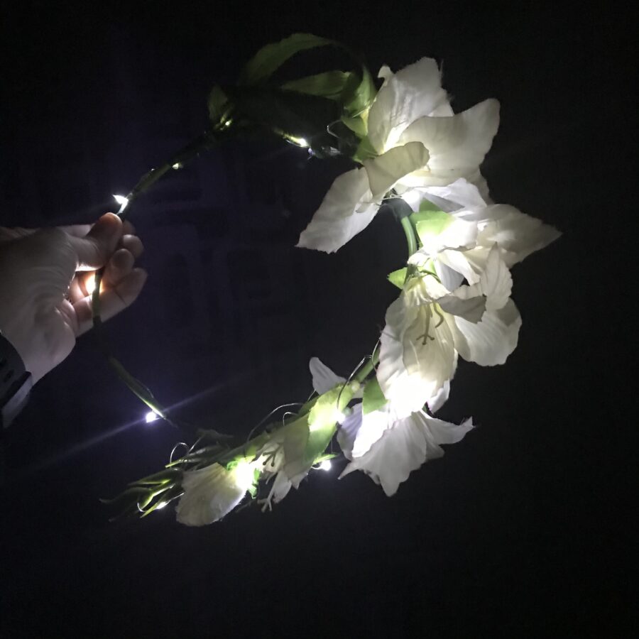 Light up accessories - glowing floral crowns