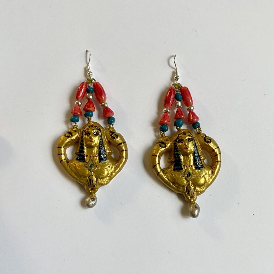Hand sculpted earrings inspired by Madonna in the movie “Desperately Seeking Susan” - customers include Universal Studios for the tv show “Punky Brewster” 2021, and Maya Rudolph 