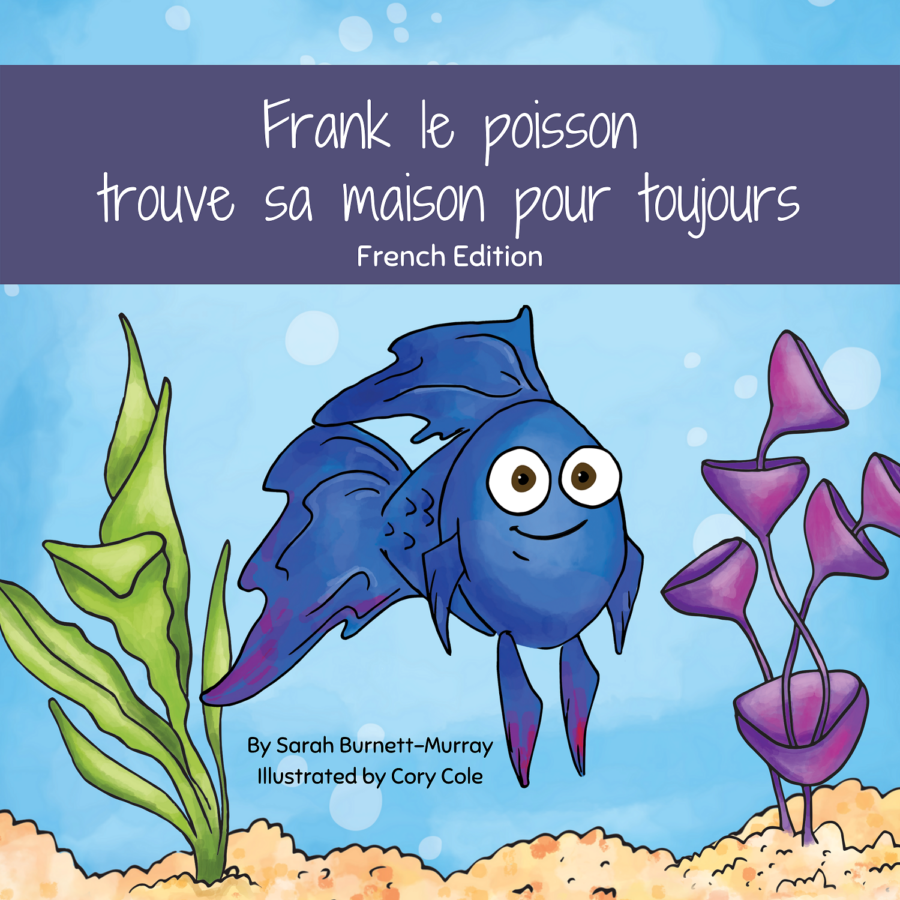 Frank le poisson trouve sa maison pour toujours, French edition book cover