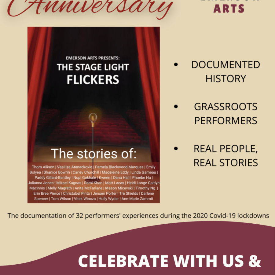 Our book 'The Stage Light Flickers' celebrated its one year this past October. This book can be purchases all over Canada, USA, and 12 other countries, world wide! 