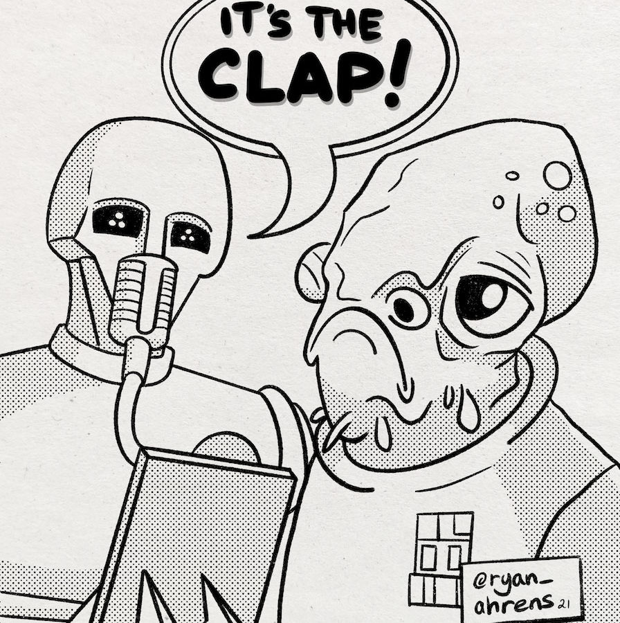 Inktober 2021: It's the Clap!
