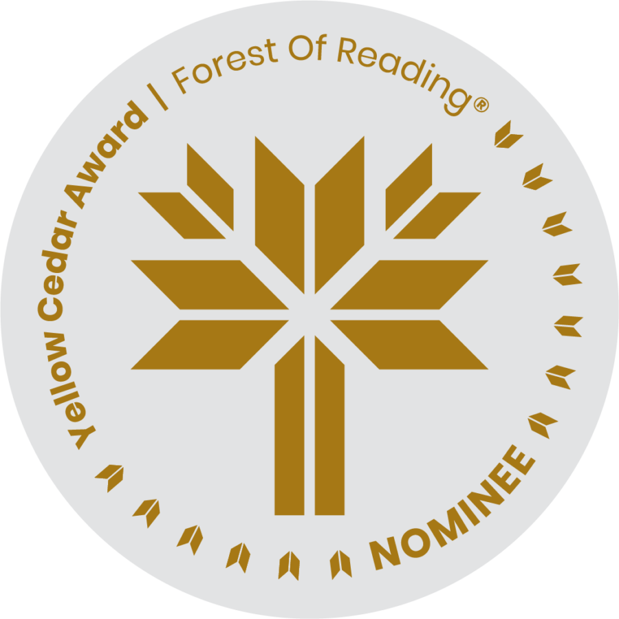Rainforest of Reading's Yellow Cedar Award seal showing that Can You Believe It has been nominated for the award