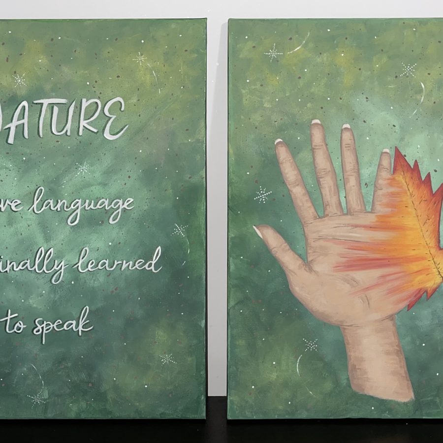 NATURE a love language I've finally learned to speak. .....My DNA (canvas art) is part of a larger art installation on my healing journey out of Domestic Violence. Thought provoking images and stanzas pulled from book of poetry Shame to Shine.
