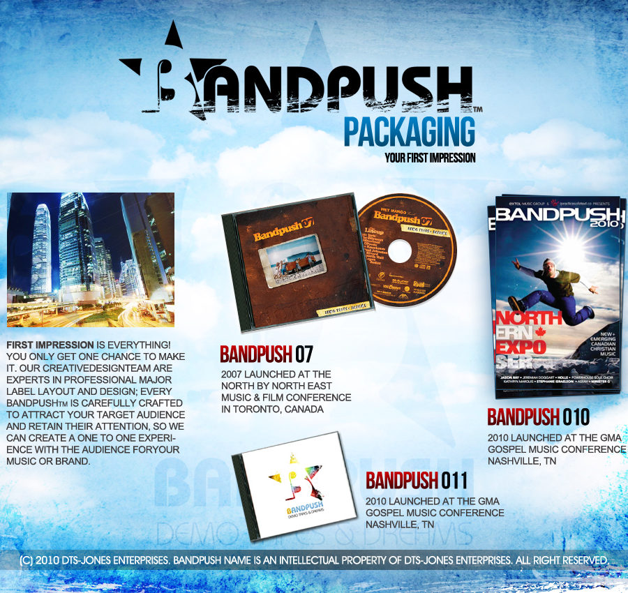 BandPush Artist Promotions - Demo Tapes & Dreams (Creator/Producer)