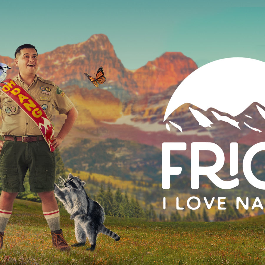 Promotional image for Frick, I Love Nature a comedy-nature TV series on CBC Gem