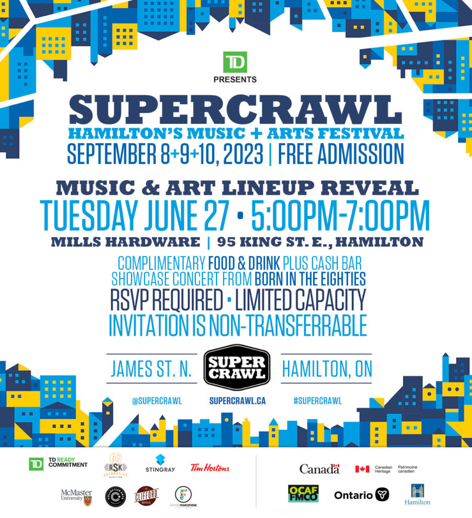 Supercrawl 2023 Lineup Launch The Arty Crowd