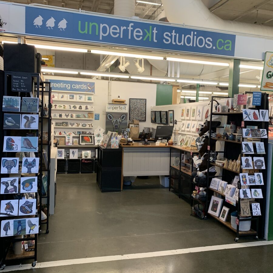 Unperfekt Studios - photo of shop at Hamilton Farmers' Market