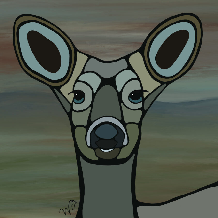 Deer, 2021, Digital Illustration
