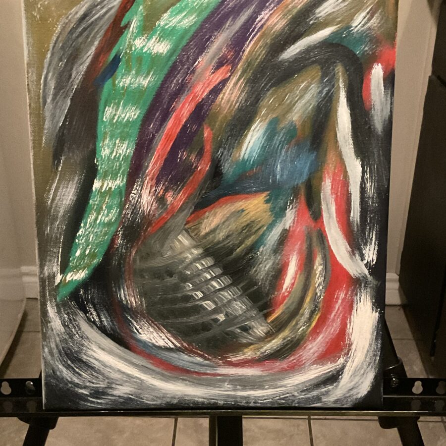 Untitled 11x14 Abstract Oil on Canvas
