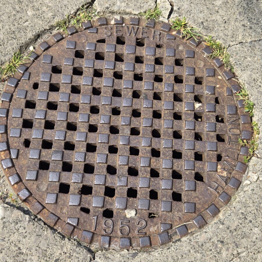 Hamliton (misspelled) Sewer Cover